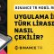 Binance TR Uygulamasını Kullanarak TRY Çekme