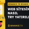 Binance TR Web Sitesinden TRY Yatırma